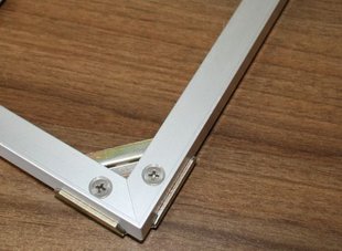 ADO Winkelrahmen aus Aluminium, geschraubt