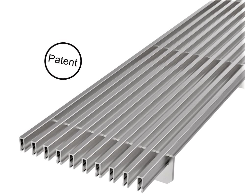 ADO Kammroste Linearroste KR aus Edelstahl-Hohlprofil Patent