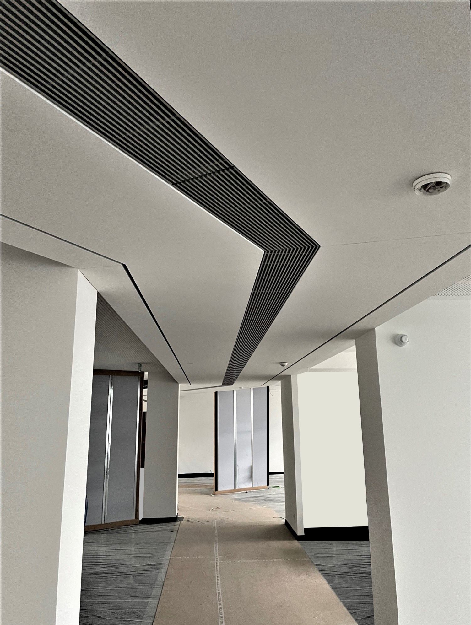 ADO Lüftungsgitter LG-T aus Aluminium-T-Profil Deckeneinbau