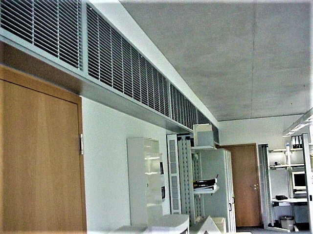 ADO Lüftungsgitter LG aus Aluminium Referenz Frankfurt