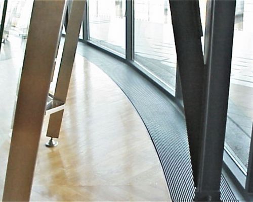 ADO Kammroste Linearroste KR aus Aluminium in Bogenform