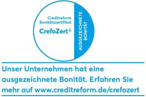 ADO CrefoZert Creditreform Bonitätszertifikat 