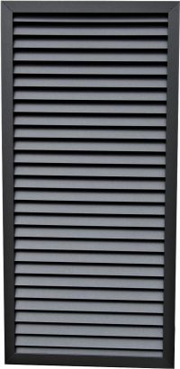 ADO Fassadenverkleidung Lamellenwand mit umlaufendem Randprofil