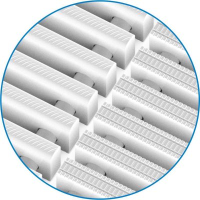 ADO Schwimmbadroste SR unterschiedliche Profilseiten