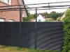 ADO Fassadenverkleidung aus Aluminium als Sichtschutzzaun